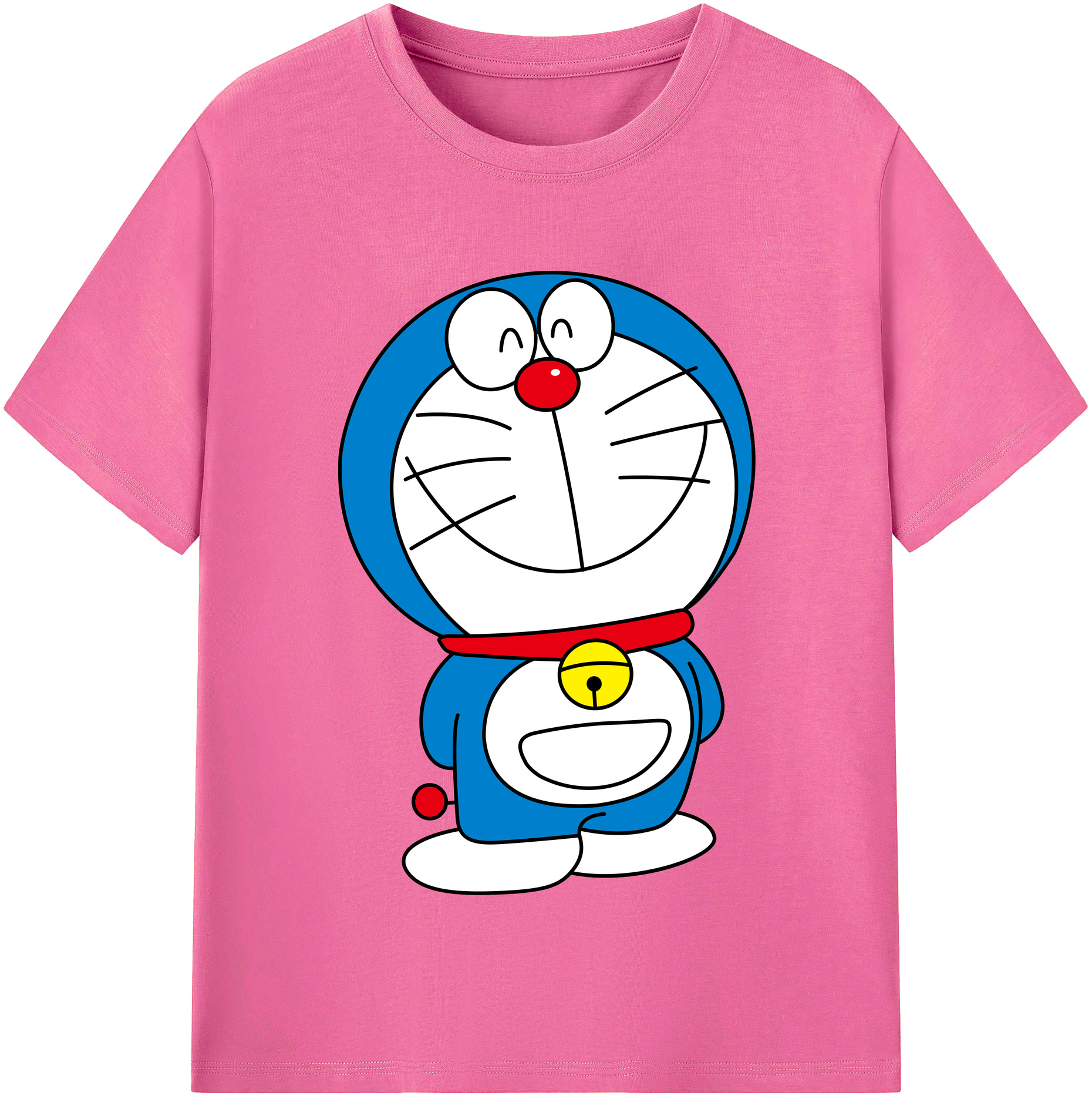 （画像用） ドラえもん Doraemon レディースカジュアルプリントTシャツ（綿100％）